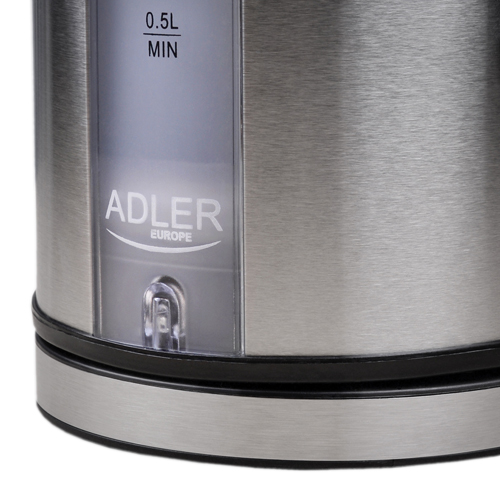 Kovová rýchlovarná kanvica Adler 1,7 L